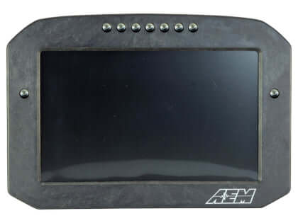 AEM CD-7FLG Carbon Flat Panel Logging Display with Internal GPS - Premium  from Precision1parts.com - Just $1829.95! Shop now at Precision1parts.com