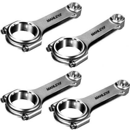 Manley Forged H Beam 3/8" ARP 2000 Connecting Rods Set Acura Honda Civic D16A6 D16Y7 D16Y8 D16Z6 - Premium  from Precision1parts.com - Just $518! Shop now at Precision1parts.com