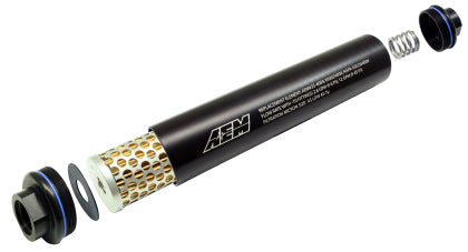 AEM Universal High Flow -10 AN Inline Fuel Filter - Premium  from AEM - Just $109.95! Shop now at Precision1parts.com