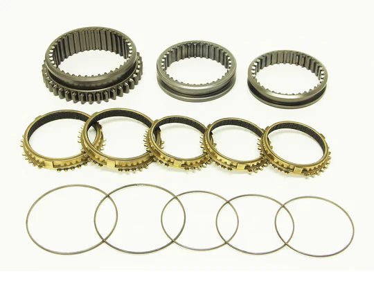 Synchrotech Carbon Synchro Sleeve Set 1-5 LS (92-01) - Premium  from SYNCHROTECH - Just $524.95! Shop now at Precision1parts.com