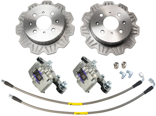 SpeedFactory AWD / FWD Lightweight Rear Staging Brakes Kit - Premium  from Precisionparts.com - Just $617.49! Shop now at Precision1parts.com