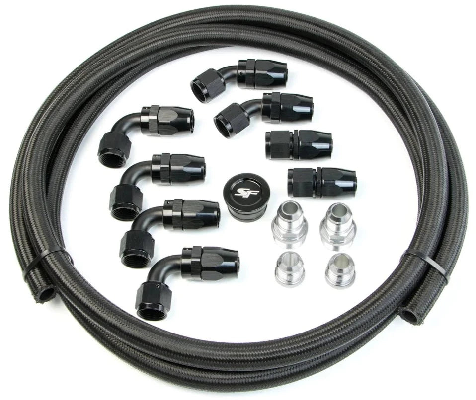 SpeedFactory -10 AN Catch Can Hose and Fitting Kits - Premium  from Precision1parts.com - Just $195.69! Shop now at Precision1parts.com
