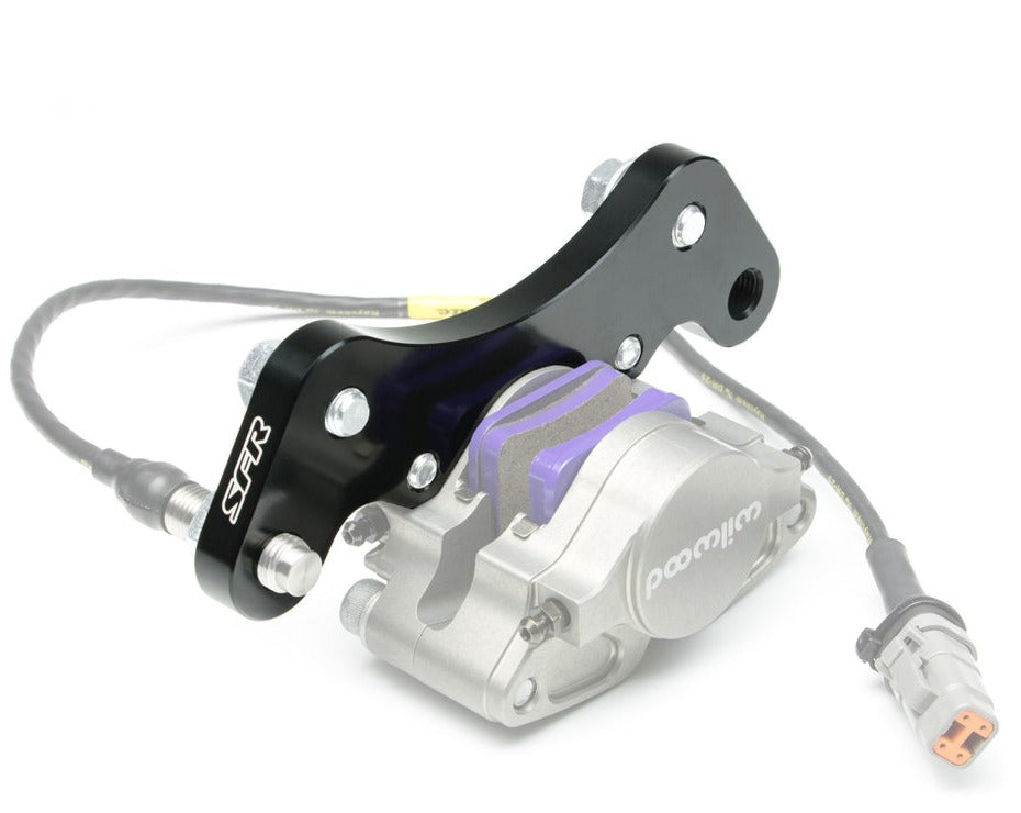 Billet Brake Caliper Bracket V2 (For use with SpeedFactory Racing AWD / FWD Lightweight Rear Staging Brakes Kit) - Premium  from Precisionparts.com - Just $70.99! Shop now at Precision1parts.com